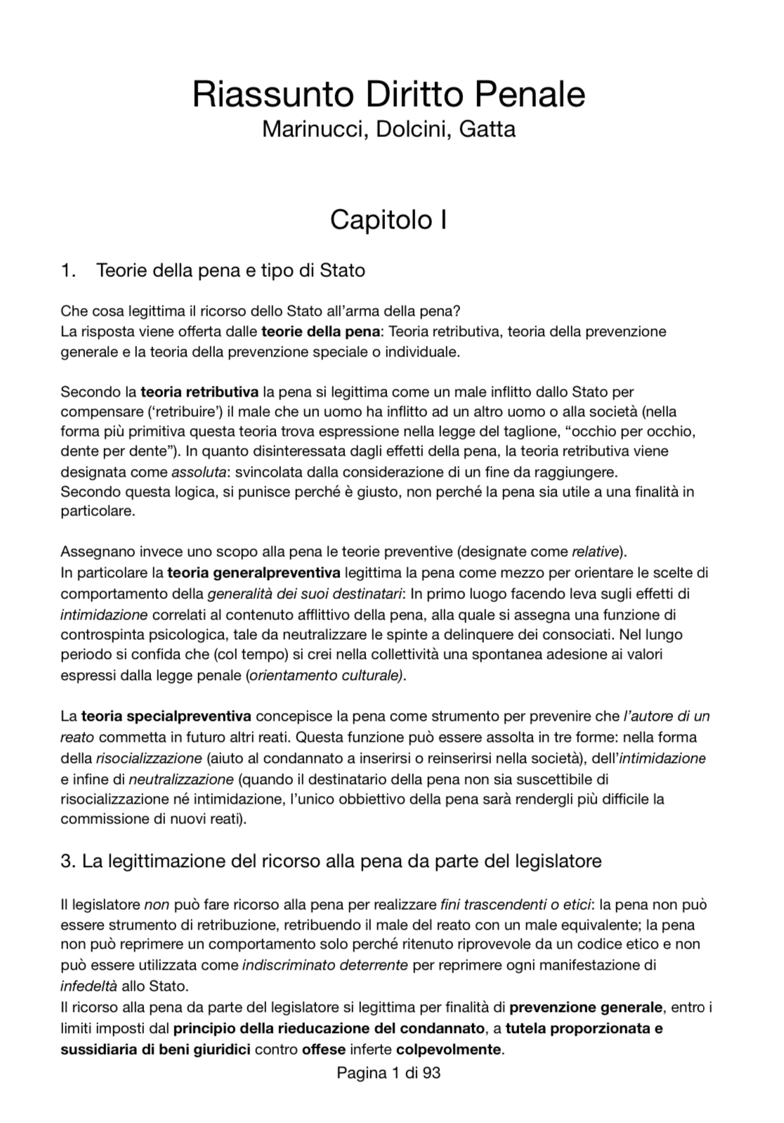 Manuale di Diritto Penale - Parte Generale | Marinucci, Dolcini, Gatta | Ed. 2023/24